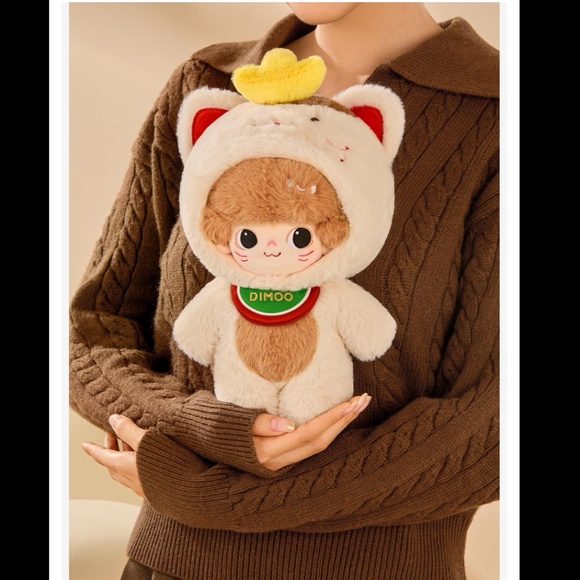 Pop art Dimoo Weaving Wonders Cotton Doll Lucky Cat Brand New Sealed Box - Picture 2 of 7